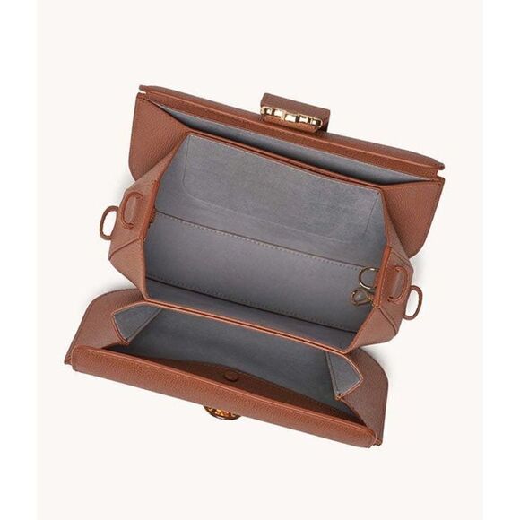 Senreve Crossbody Bag in Brown with Gold Accent - Picture 12 of 12